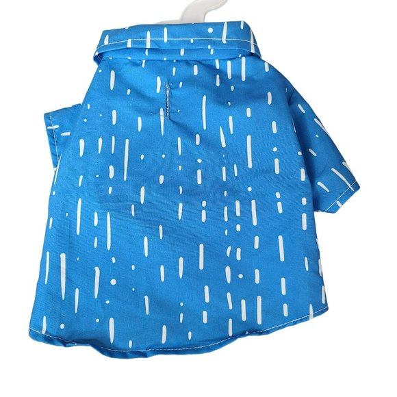 Top Paw Button Up Pet Dog Sz XS Casual Button Up Dress Shirt Short Sleeve - Picture 2 of 4